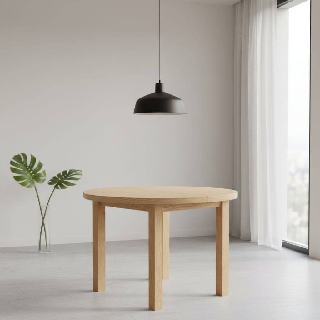 FISTO - stół okrągły rozkładany, średnica od 70 do 120 cm